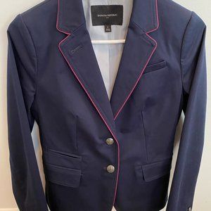 Banana Republic Navy Blazer Pink Trim (0)